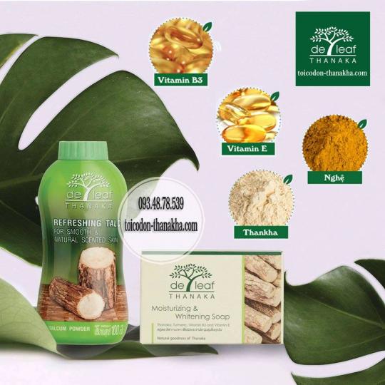 Phấn rôm Deleaf Thanaka